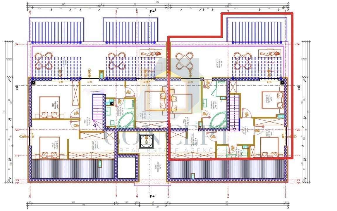 Tar, Poreč - EKSKLUZIVNA PONUDA - Luksuzni dvoetažni penthouse, 3 km od morja