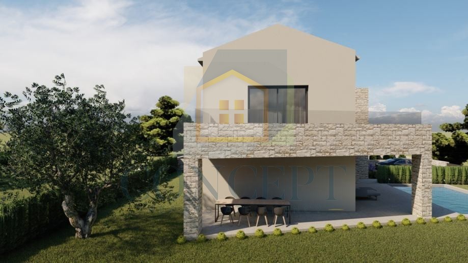 Poreč, Vižinada, okolica, Gradbena zemljišča z gradbenim dovoljenjem, 17 km od morja