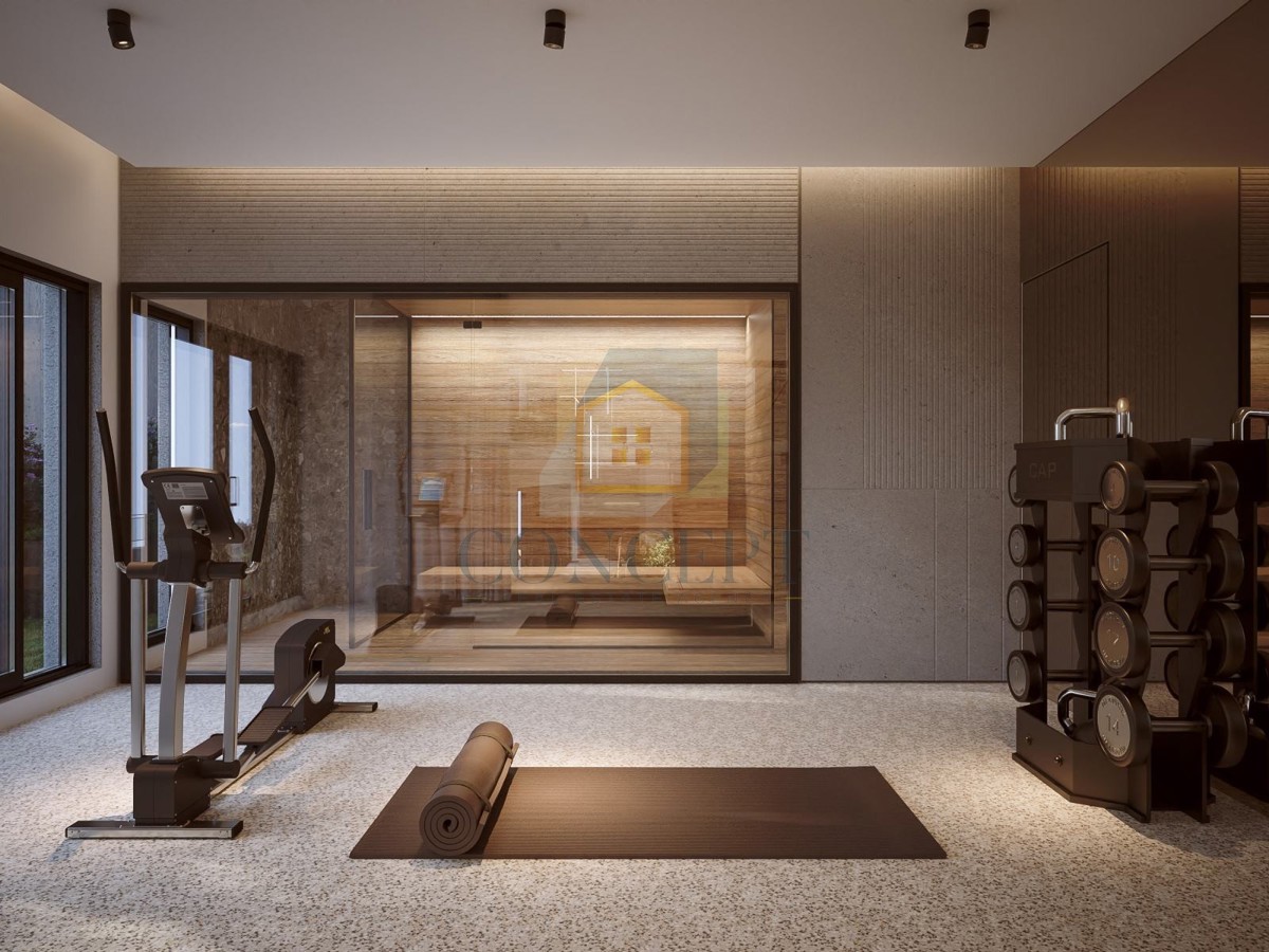 Poreč, okolica, Građevinsko zemljišče z gradbenim dovoljenjem in panoramskim pogledom na morje, 11 km od morja