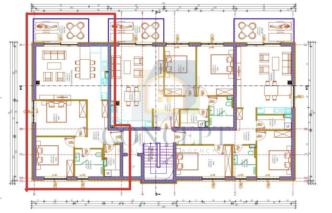Tar, Poreč - EKSKLUZIVNA PONUDA - Luksuzno stanovanje v 1. nadstropju, 3 km od morja