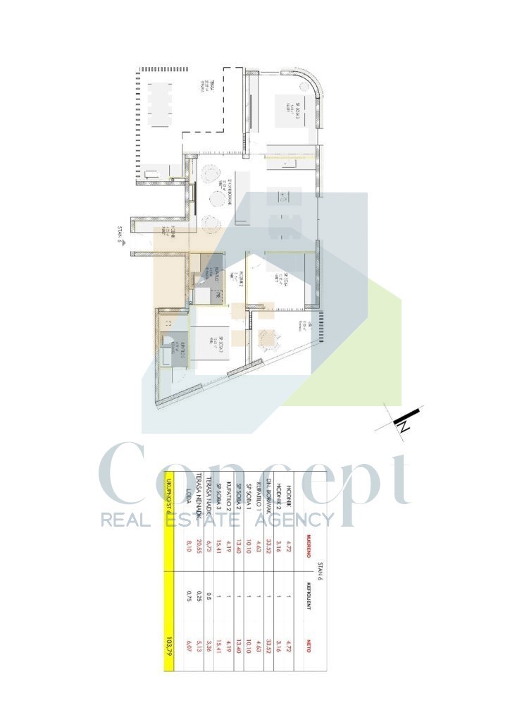 Umag, ožja okolica, Luksuzni stan na 2. nadstropju novogradnje, 2 km od morja