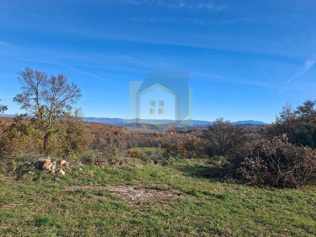 Poreč, Vižinada, okolica, Gradbena parcela z gradbenim dovoljenjem, 17 km od morja