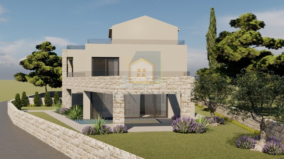 Poreč, Vižinada, okolica, Gradbena parcela z gradbenim dovoljenjem, 17 km od morja