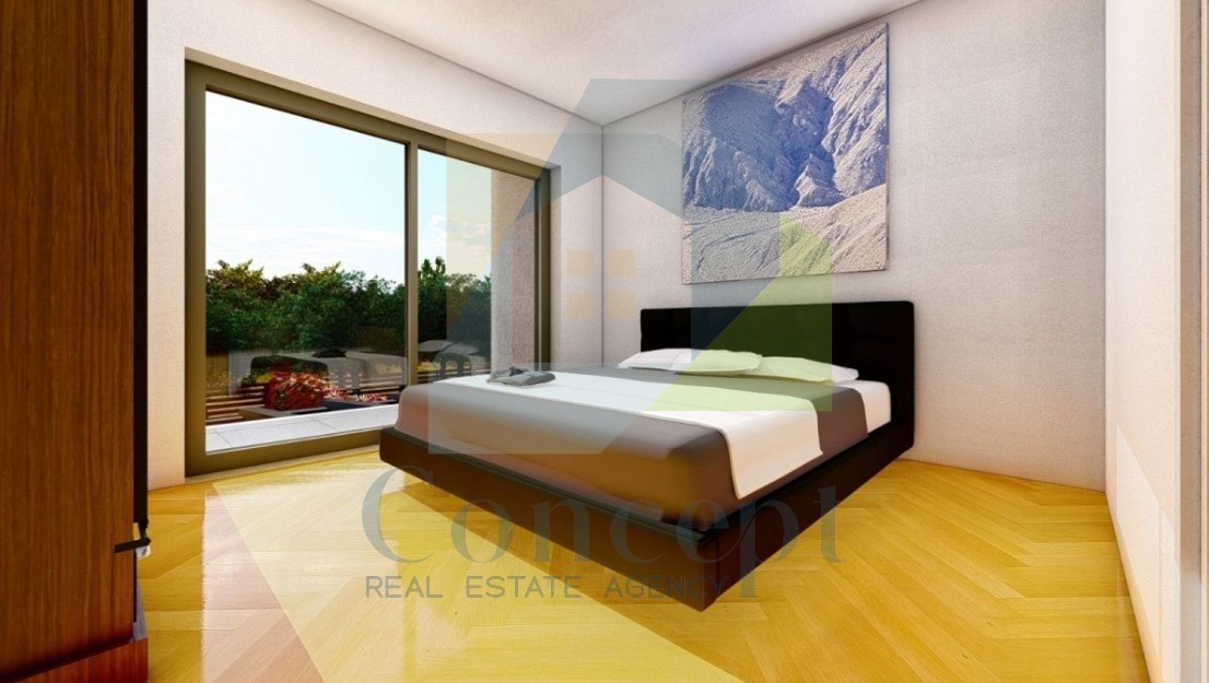 Poreč, okolica, Hiša na koncu niza s bazenom na mirni lokaciji 11 km od morja