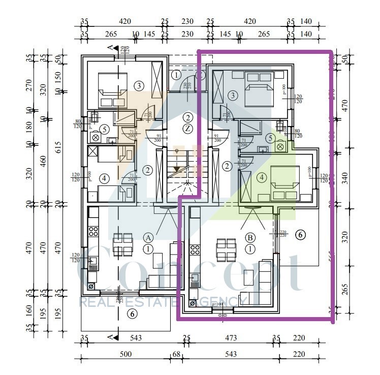 Umag, okolica, Prostoren stan v pritličju s vrtom, 2 km od morja