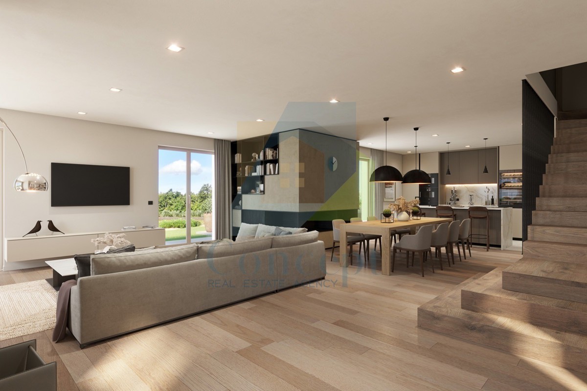 Grožnjan, okolica, Čudovita vila s panoramskim pogledom na morje in naravo, 12 km od morja