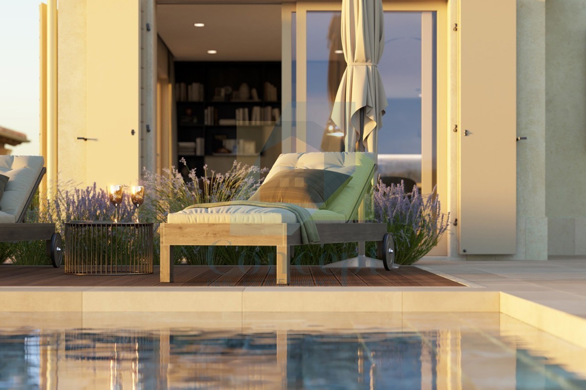 Grožnjan, okolica, Čudovita vila s panoramskim pogledom na morje in naravo, 12 km od morja