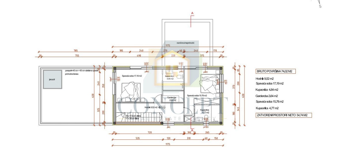 Poreč, okolica, Moderna vila s bazenom na robu vasi, 17 km od morja
