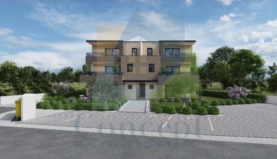 Poreč, okolica, Luksuzni dvoetažni stan s pogledom na morje, 3 km od morja