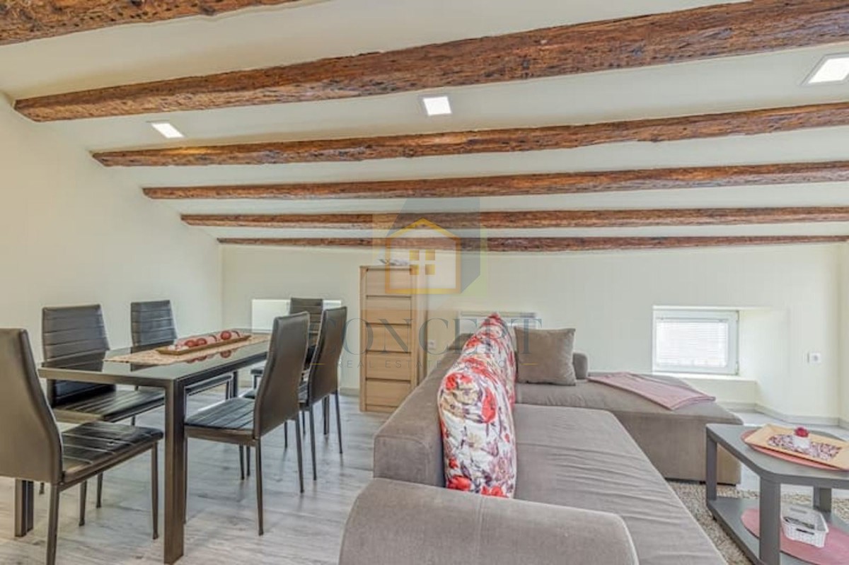 Poreč, center, Stan z eno spalnico, 1. vrsta do morja