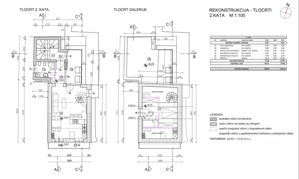Izjemna redkost v Novigradu – hiša s tremi stanovanjskimi enotami in pogledom na morje