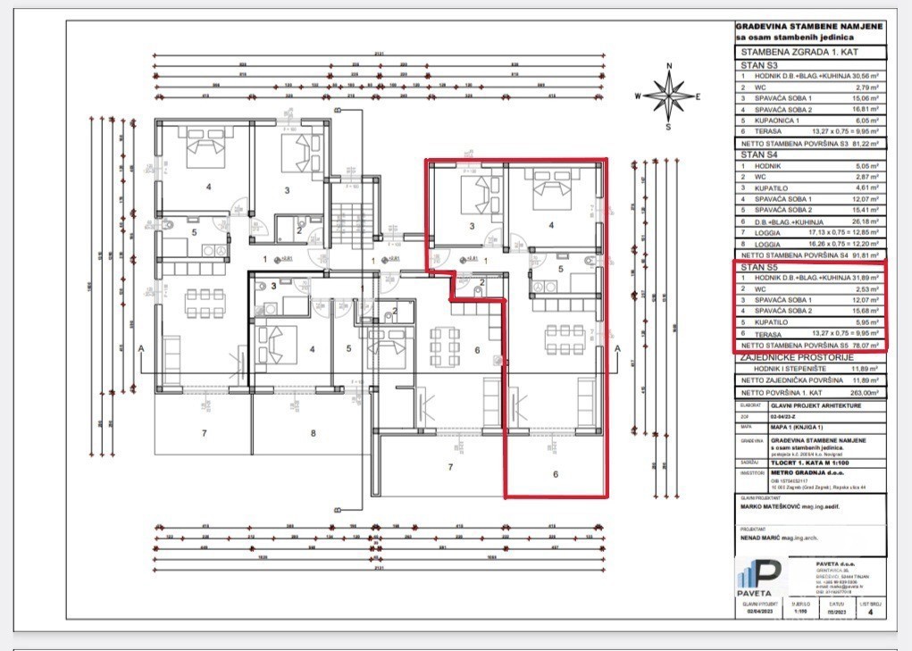 Apartma v Novigradu 800m od morja