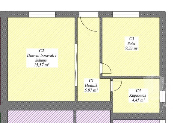 Novigrad - stanovanje v pritličju z veliko teraso