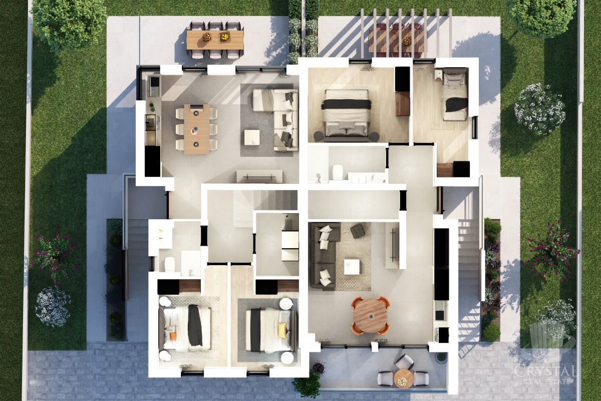 LUKSUZEN APARTMA NA 1. NADSTROPJU V OKOLICI UMAGA, 300 M OD MORA