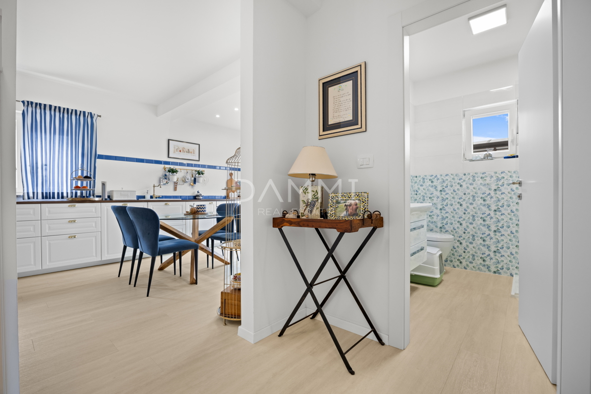 Istra, Medulin - luksuzno dvosobno stanovanje z vrtom, novogradnja