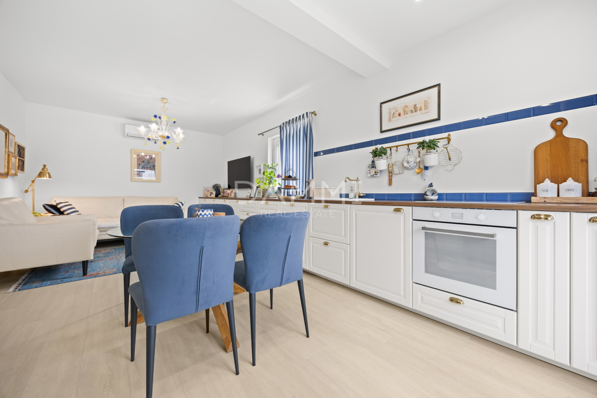 Istra, Medulin - luksuzno dvosobno stanovanje z vrtom, novogradnja