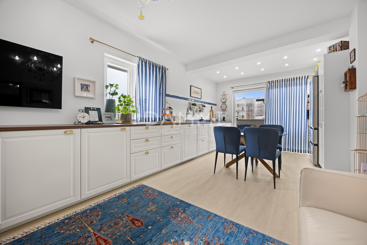 Istra, Medulin - luksuzno dvosobno stanovanje z vrtom, novogradnja