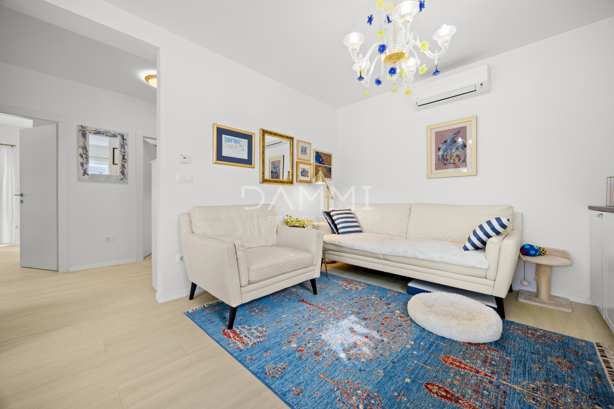 Istra, Medulin - luksuzno dvosobno stanovanje z vrtom, novogradnja