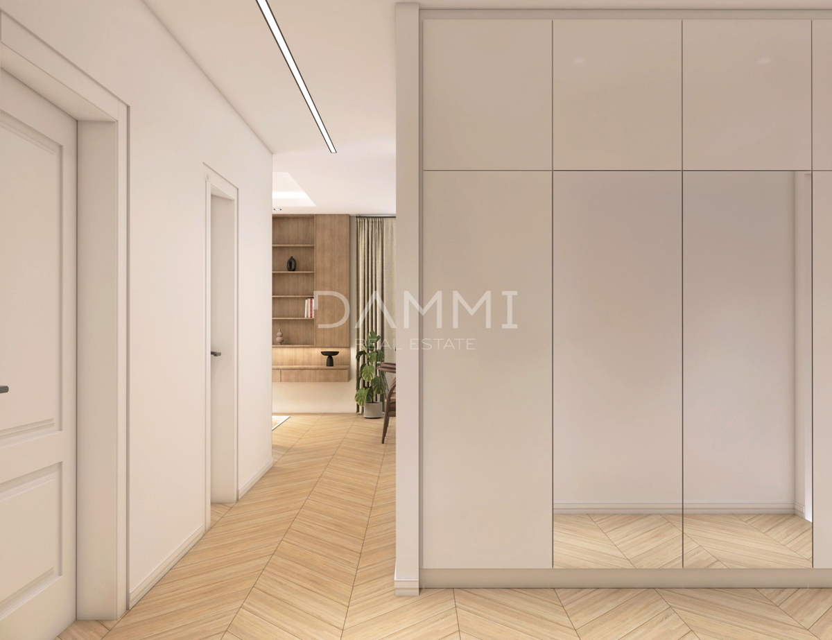 Volme, Banjole - luksuzno stanovanje z vrtom 200 m od plaže