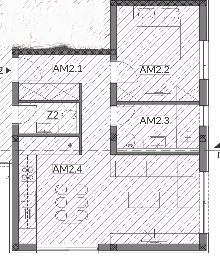 Volme, Banjole - luksuzno stanovanje z vrtom 200 m od plaže