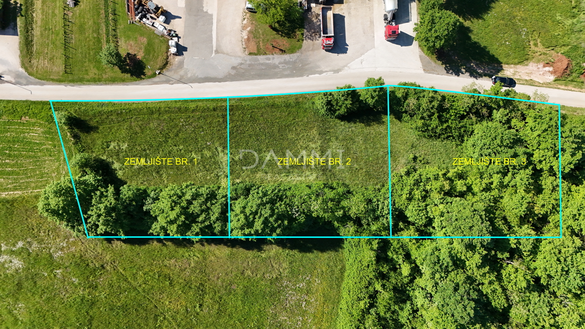 ISTRA, ŽMINJ - Gradbeno zemljišče 780 m2