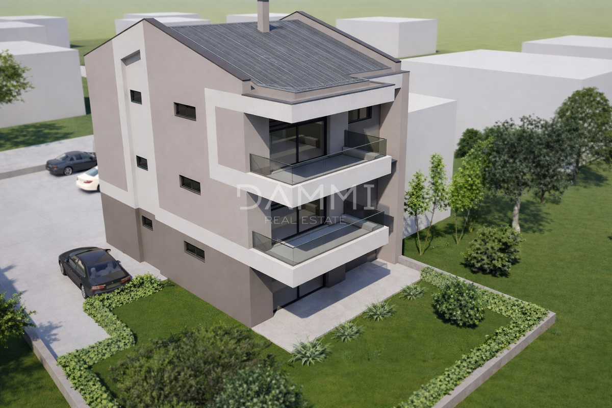 Istra, okolica Fažane - dvosobno stanovanje, novogradnja, bližina plaže