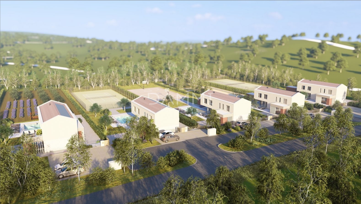 ISTRA, LABIN - Čudovita hiša z bazenom na prostorni zemljišču