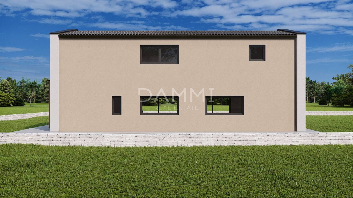 ISTRA, TINJAN - Hiša z bazenom na osamljeni lokaciji in čudovitim razgledom