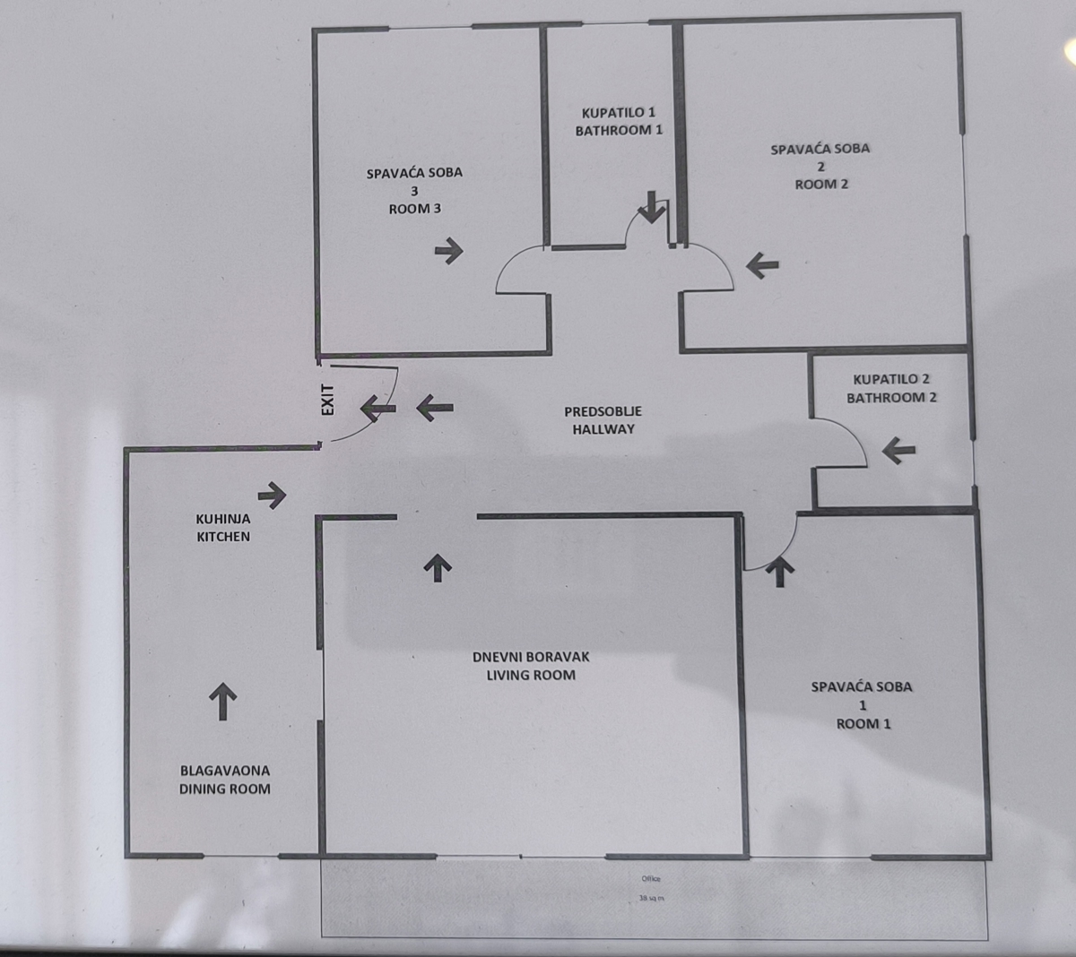 Pula, širše središče, trisobno stanovanje z garažo
