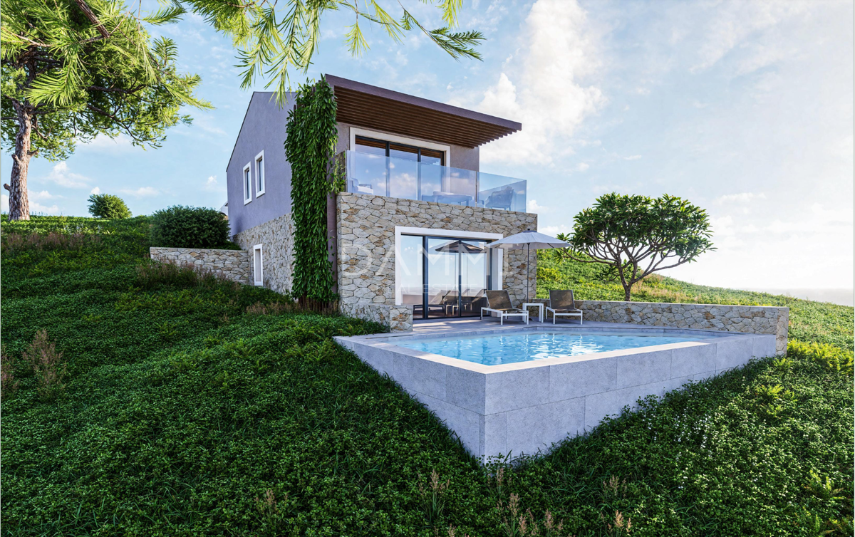BUJE, KRASICA - Gradbeno zemljišče 490m2 z lepim razgledom