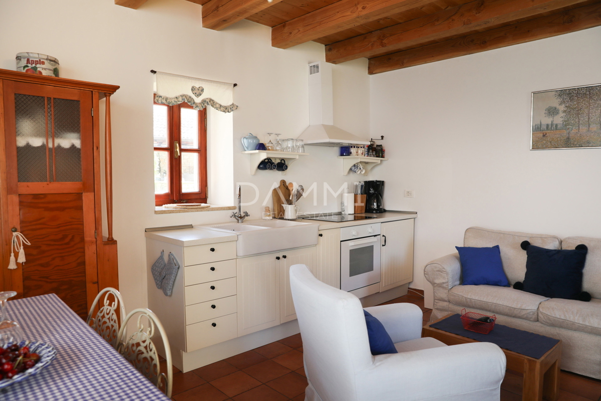 ISTRA, KANFANAR - Tradicionalna istrska hiša s bazenom