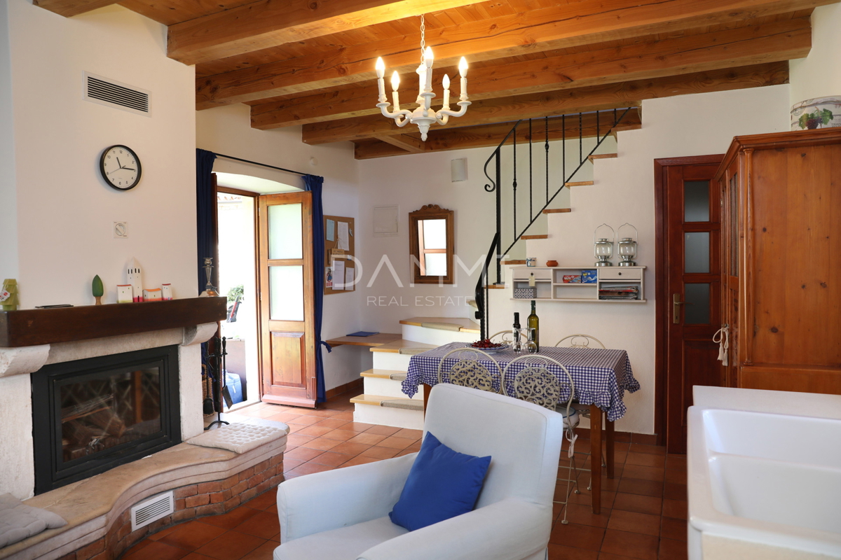 ISTRA, KANFANAR - Tradicionalna istrska hiša s bazenom