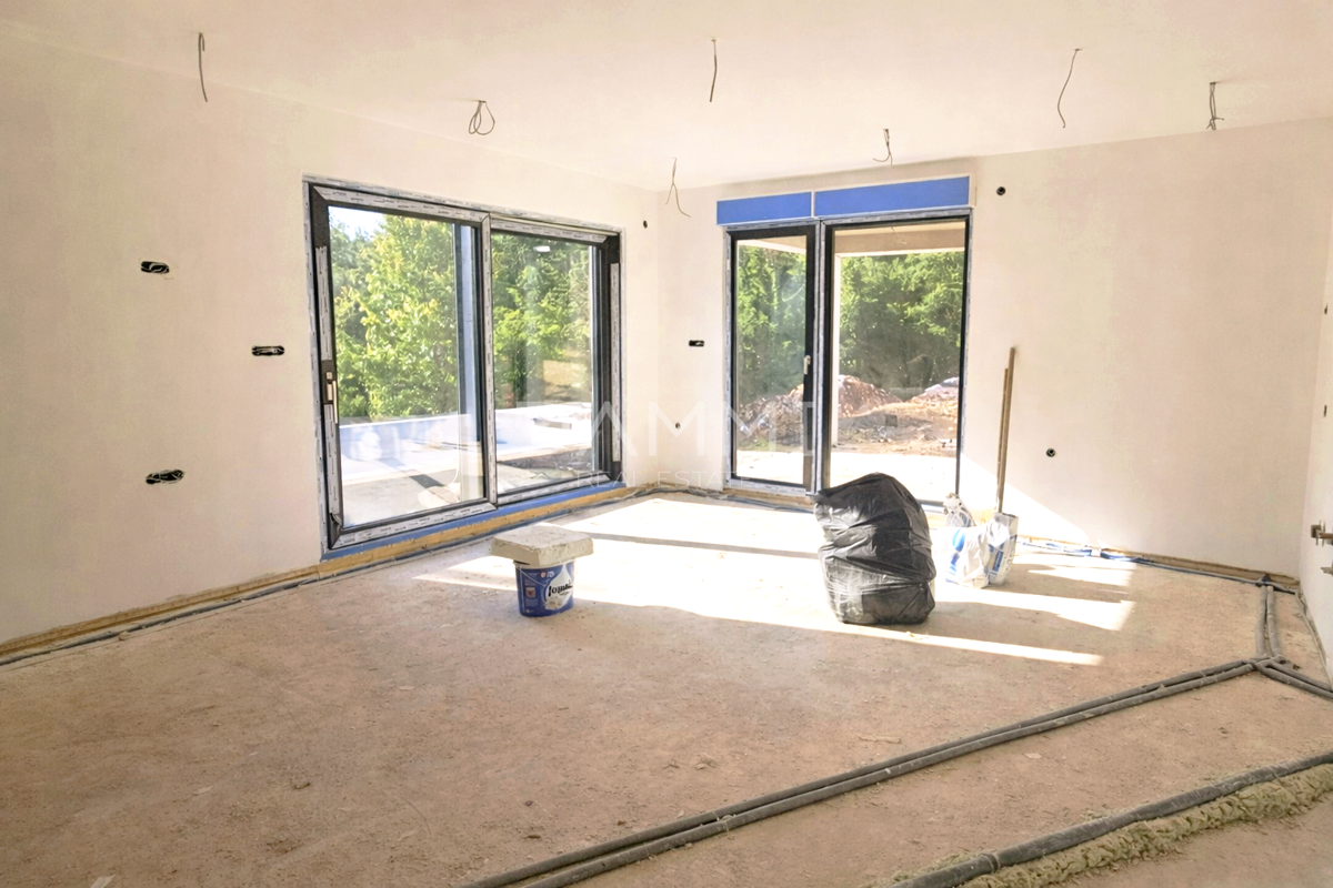 Istra, Žminj - hiša z bazenom, novogradnja