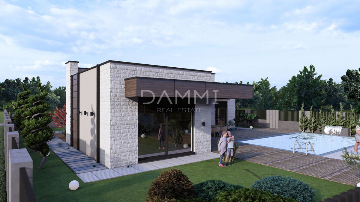 ISTRA, ŽMINJ - Moderna hiša s bazenom in wellnessom