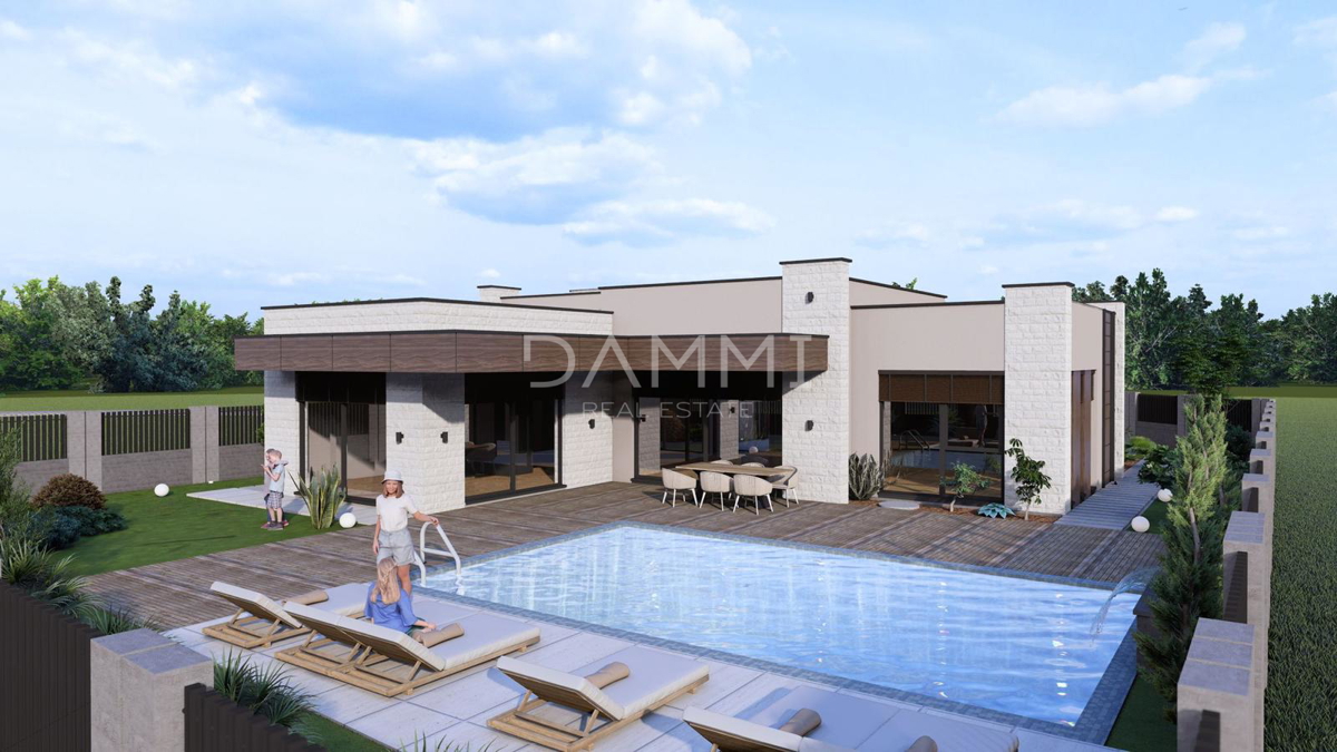 ISTRA, ŽMINJ - Moderna hiša s bazenom in wellnessom