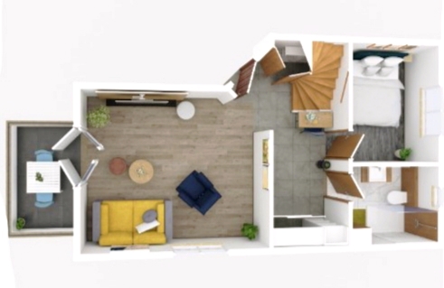 Istra, Valbandon - dvonadstropno stanovanje 500 m od morja