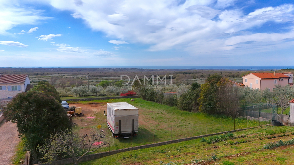 ISTRA, VIŠNJAN - GRADBENO ZEMLJIŠČE S POGLEDOM NA MORJE