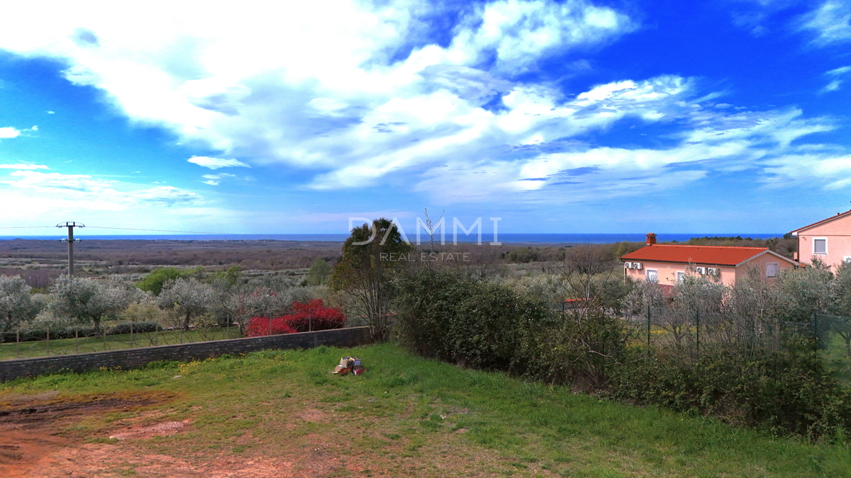 ISTRA, VIŠNJAN - GRADBENO ZEMLJIŠČE S POGLEDOM NA MORJE