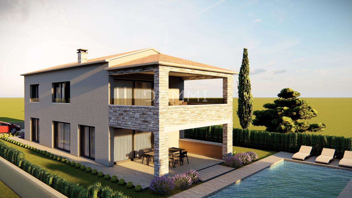 ISTRA, POREČ - Hiša s bazenom na odlični lokaciji NOVOGRADNJA