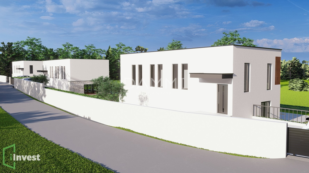 ISTRA, ŽMINJ - Gradbeno zemljišče z gradbenim dovoljenjem