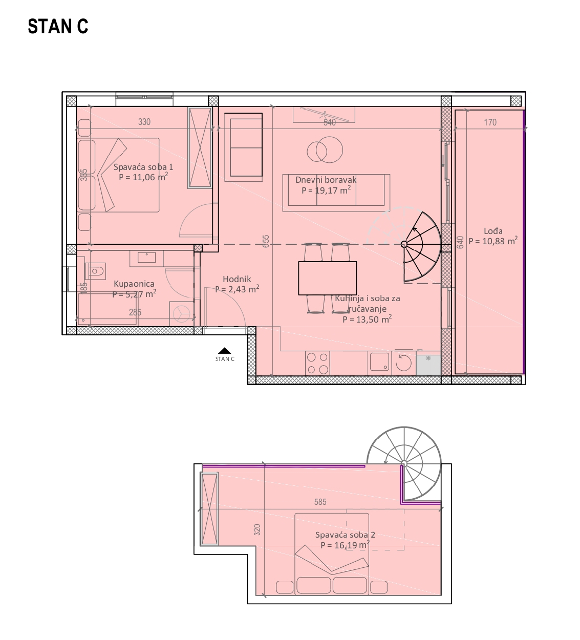 Istra, Valbandon - dvosobno stanovanje v novogradnji