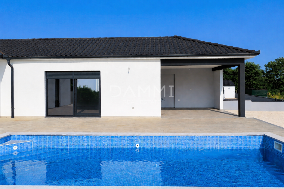 Istra - Marčana, hiša s bazenom, novogradnja