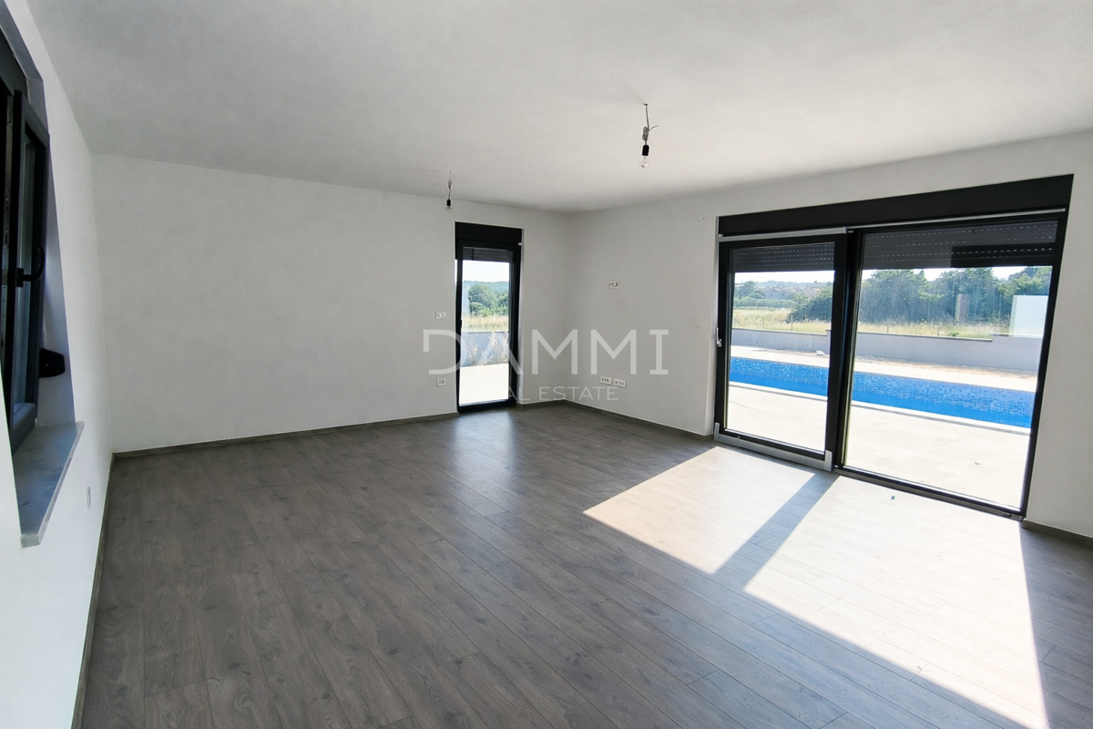 Istra - Marčana, hiša s bazenom, novogradnja