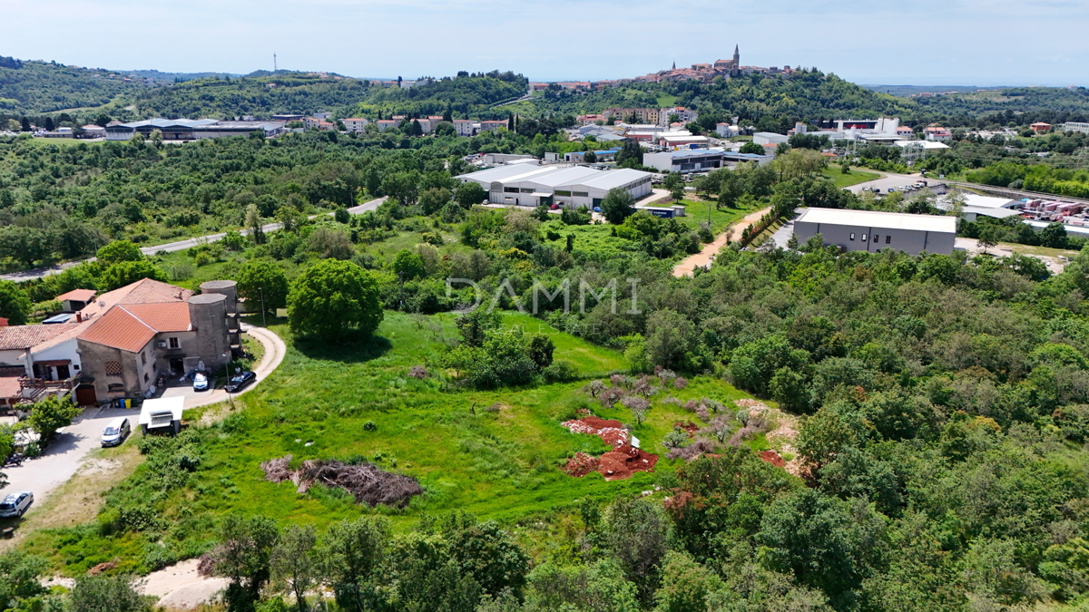 ISTRA, BUJE - Gradbeno zemljišče 560 m2 blizu centra