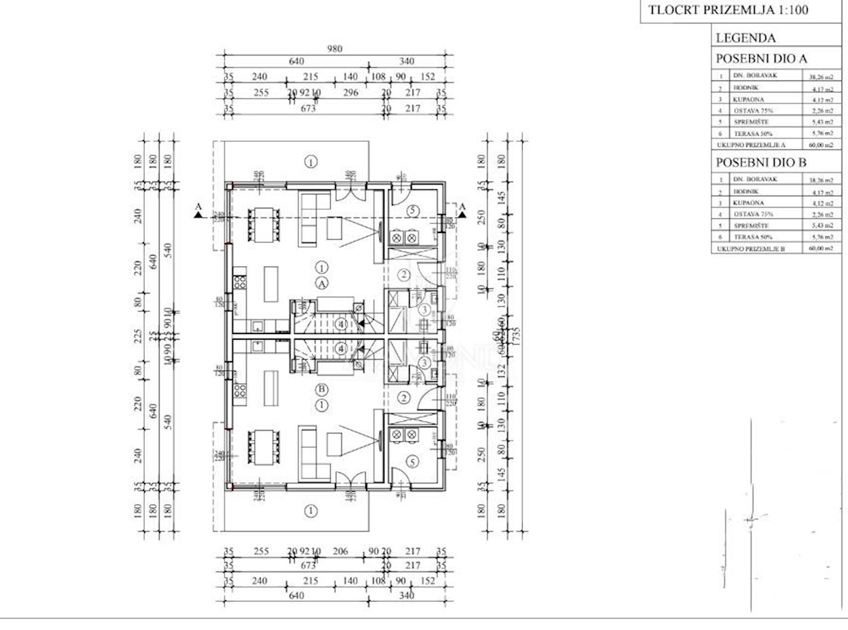 Hiša Poreč, 120m2