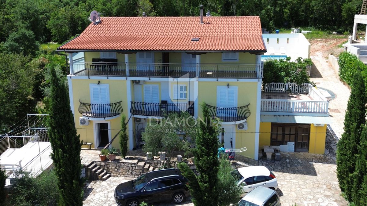 Rabac, lepa hiša z neoviranim pogledom na morje 