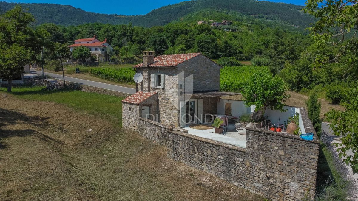 Oprtalj, Livade, edinstvena hiša s pogledom na Motovun