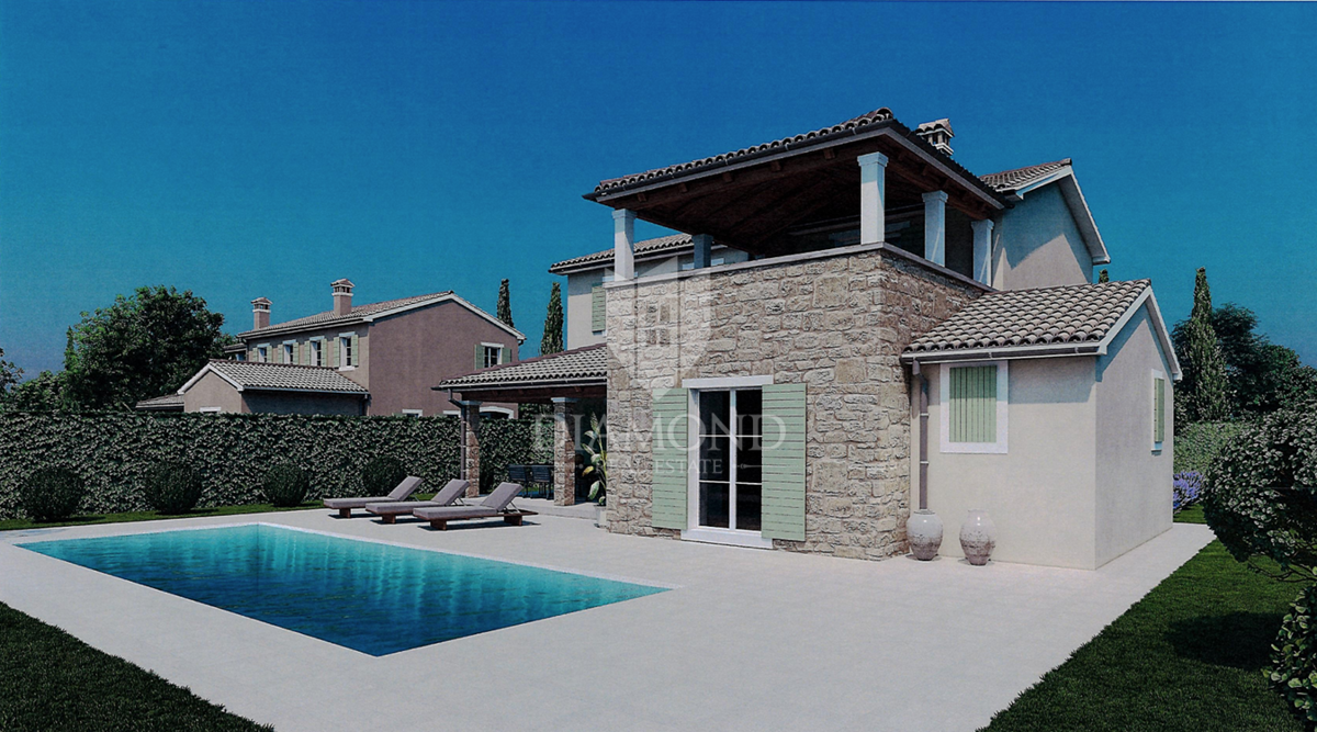 Sv. Lovreč – zemljišče 943 m² za gradnjo vile z bazenom