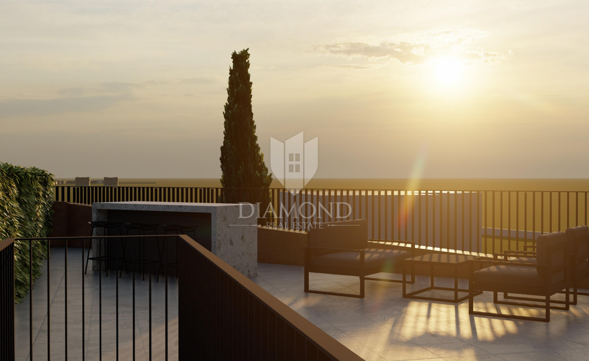 Poreč, moderno stanovanje z vrtom