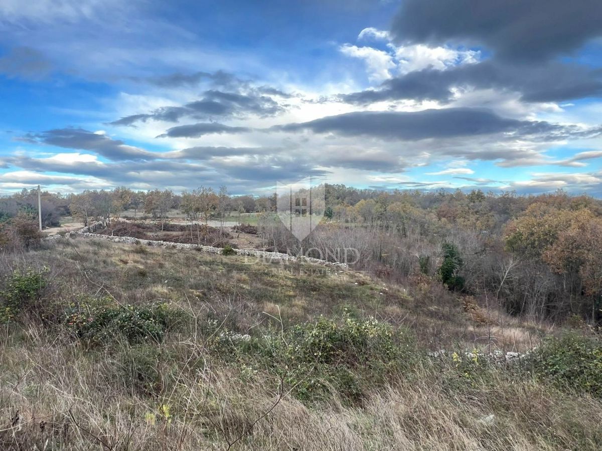 Gradbeno zemljišče s projektom v bližini Vodnjana